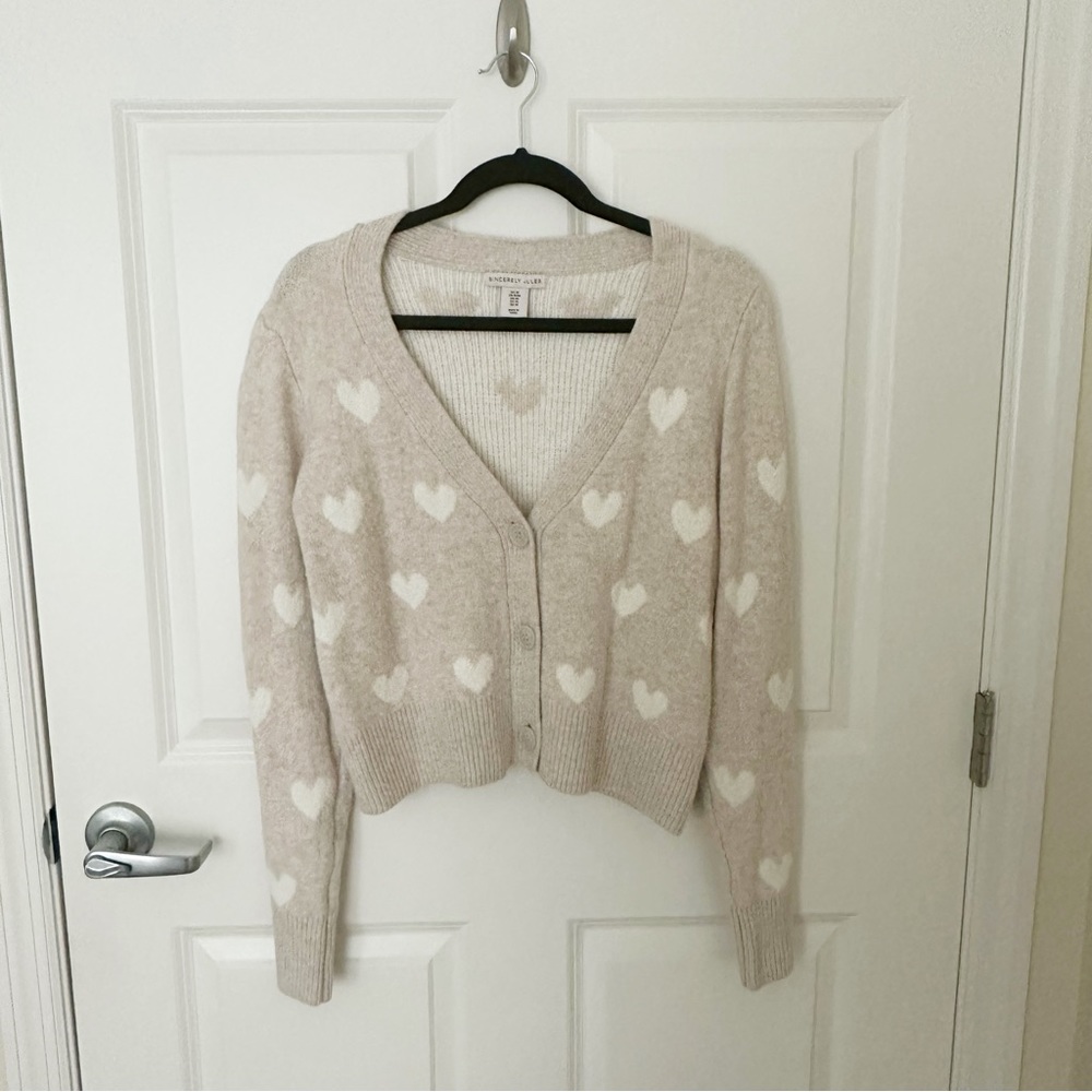 Sincerely Jules Heart Sweater